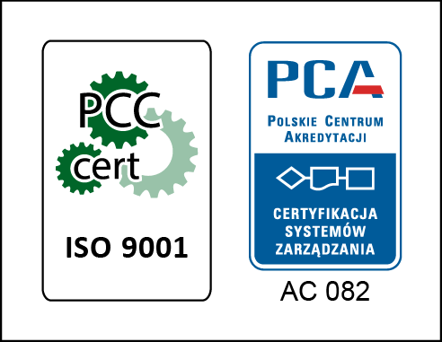 Znak certyfikacyjny ISO 9001
